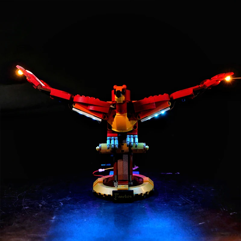 Zestaw oświetlenia LED RC DIY do zestawu klocków LEGO 76394 Phoenix (tylko światło LED, bez modelu klocków)