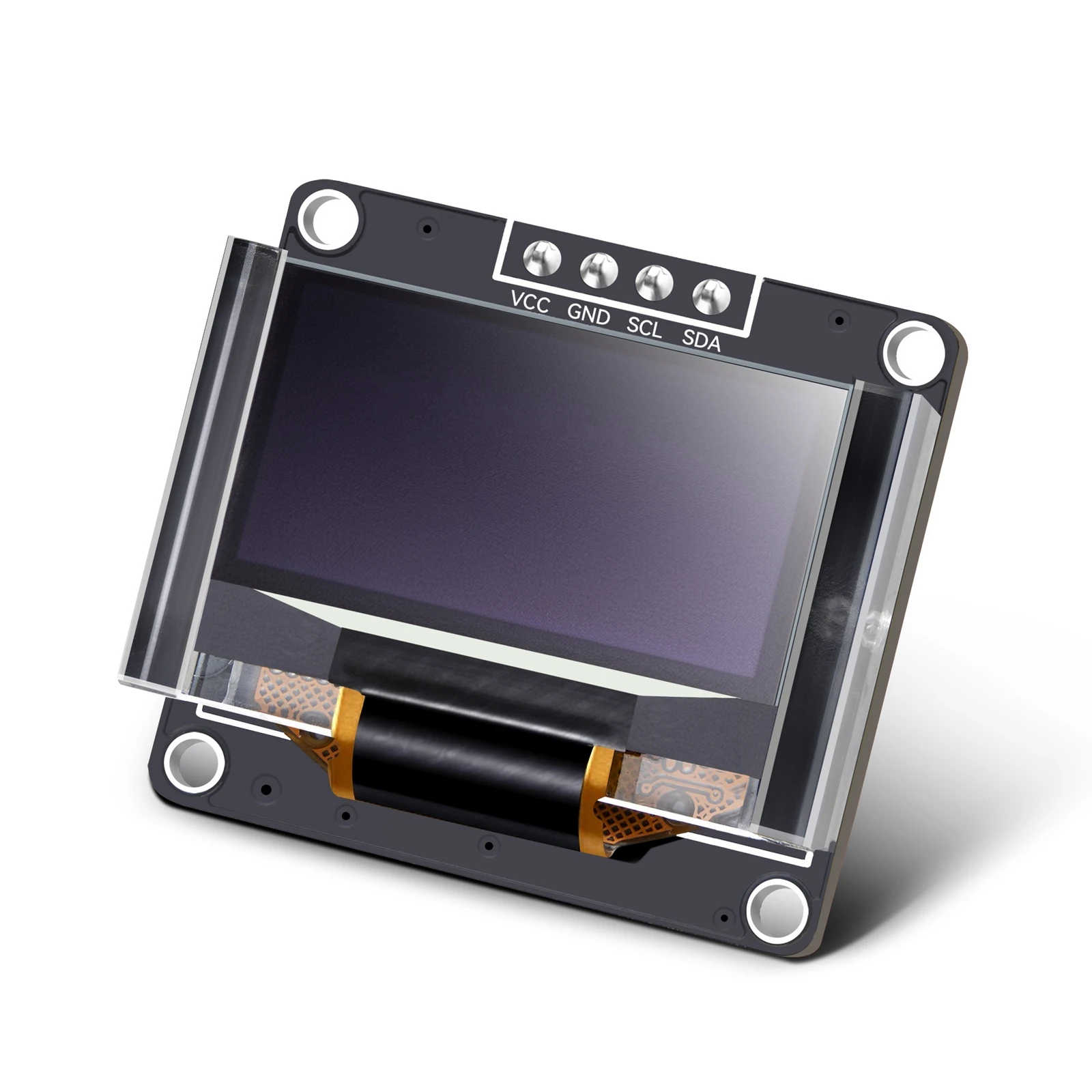 0.96 inch OLED Display Module with Protector Case 128x64 SSD1306 Screen Board Work with Arduino and Raspberry Pi(Solder PIN)