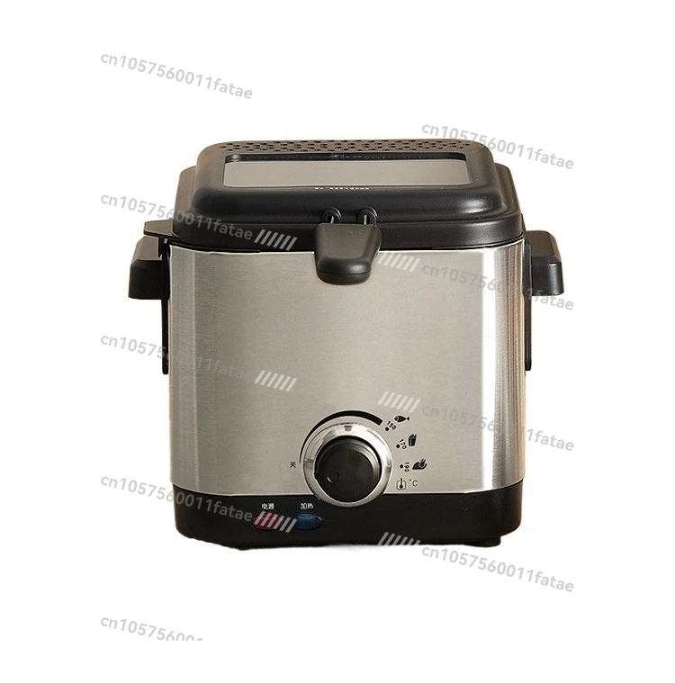 

Tempura Fryer Machine Household Electric Heating Pan Fuel-saving Temperature-controlled Furnace Single Cylinder