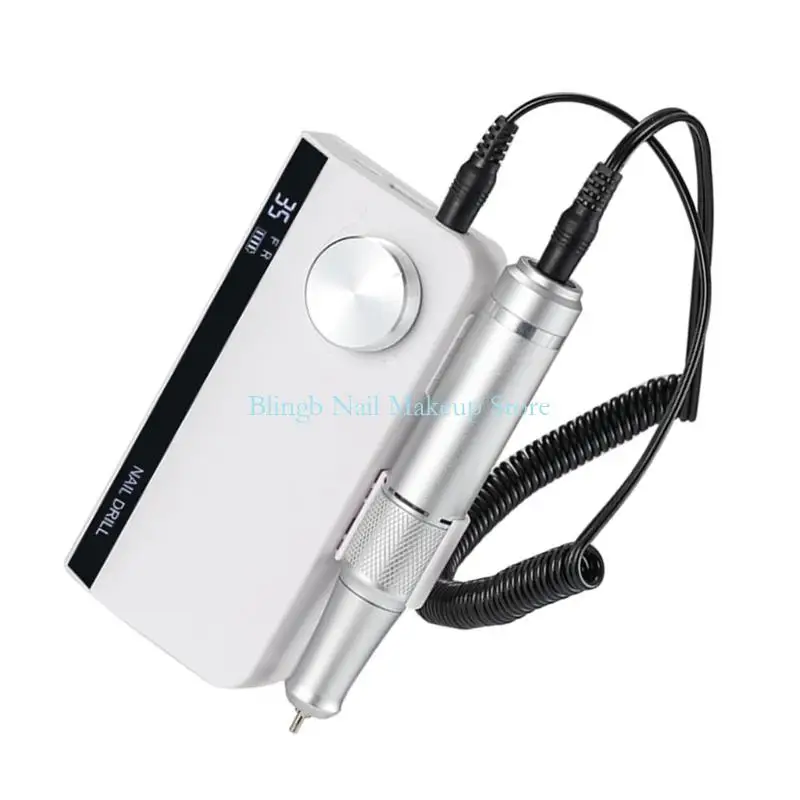 28TA Portable Drill 35000 دورة في الدقيقة ، آلة ملفات الأظافر الكهربائية القابلة لإعادة الشحن