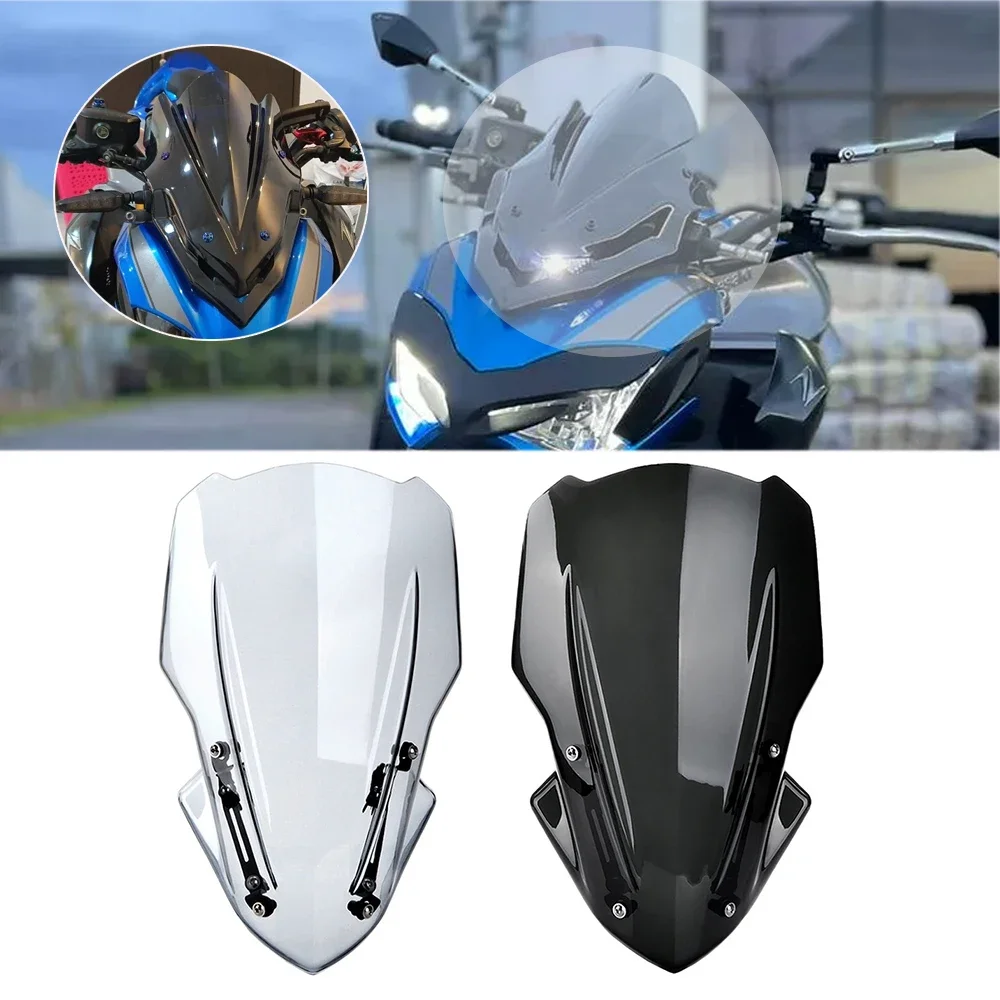 Motorcycle Windscreen Windshield for Kawasaki Z900 Z 900 2017-2024 2023 2022 2021 2020 2019 Wind Screen Deflectors