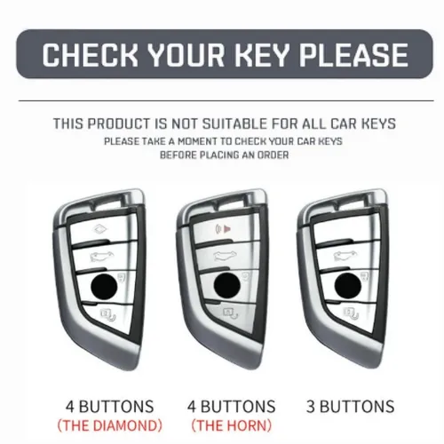 Imagen 2 del producto Funda para llave remota de coche, accesorios protectores para BMW F20 G20 G30 X1 X3 X4 X5 G05 X6 X7 G11 F15 F16 G01 G02 F48