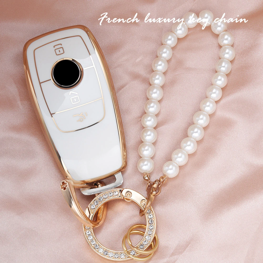 غطاء لمفتاح السيارة لسيارة Mercedes Benz A E C CLA CLS G S SL GLB GLC GLA GLS GLE Class W204 W212 SLK SLC AMG Clk EQB EQC EQS