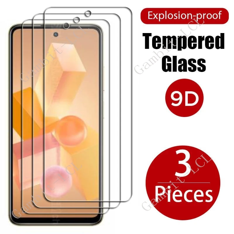 3PCS For Infinix GT 10 Pro Hot 30 Free Fire Play 30i 40 40i Note 4G 5G VIP Racing 12 12i  Screen Protector Tempered Glass Film