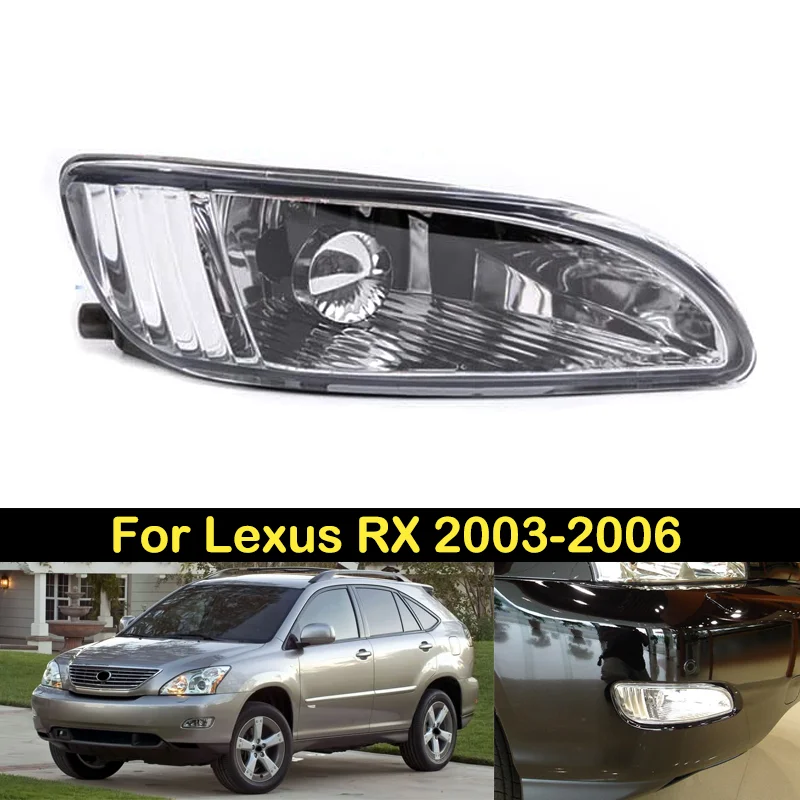 

DECHO Foglight For Lexus RX 2003 2004 2005 2006 RX300 RX350 RX400 Front bumper foglight foglamp Assembly fog light