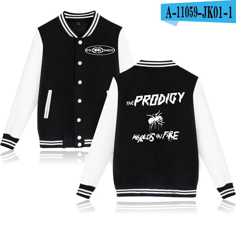 Latest Fashion proud print pocket button baseball jacket men women hoodie sweatshirts coats casual long sleeve hoodies jackets