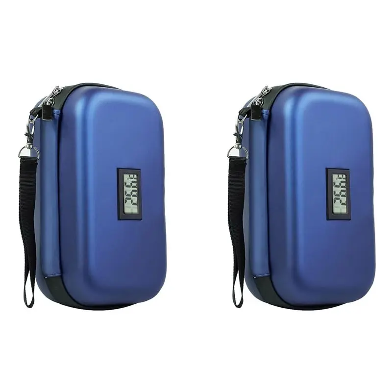 

НОВИНКА: Дорожный термоконтейнер для инсулина NEW-2X 24H с термометром и дисплеем температуры (Фаренгейт) для диабетиков