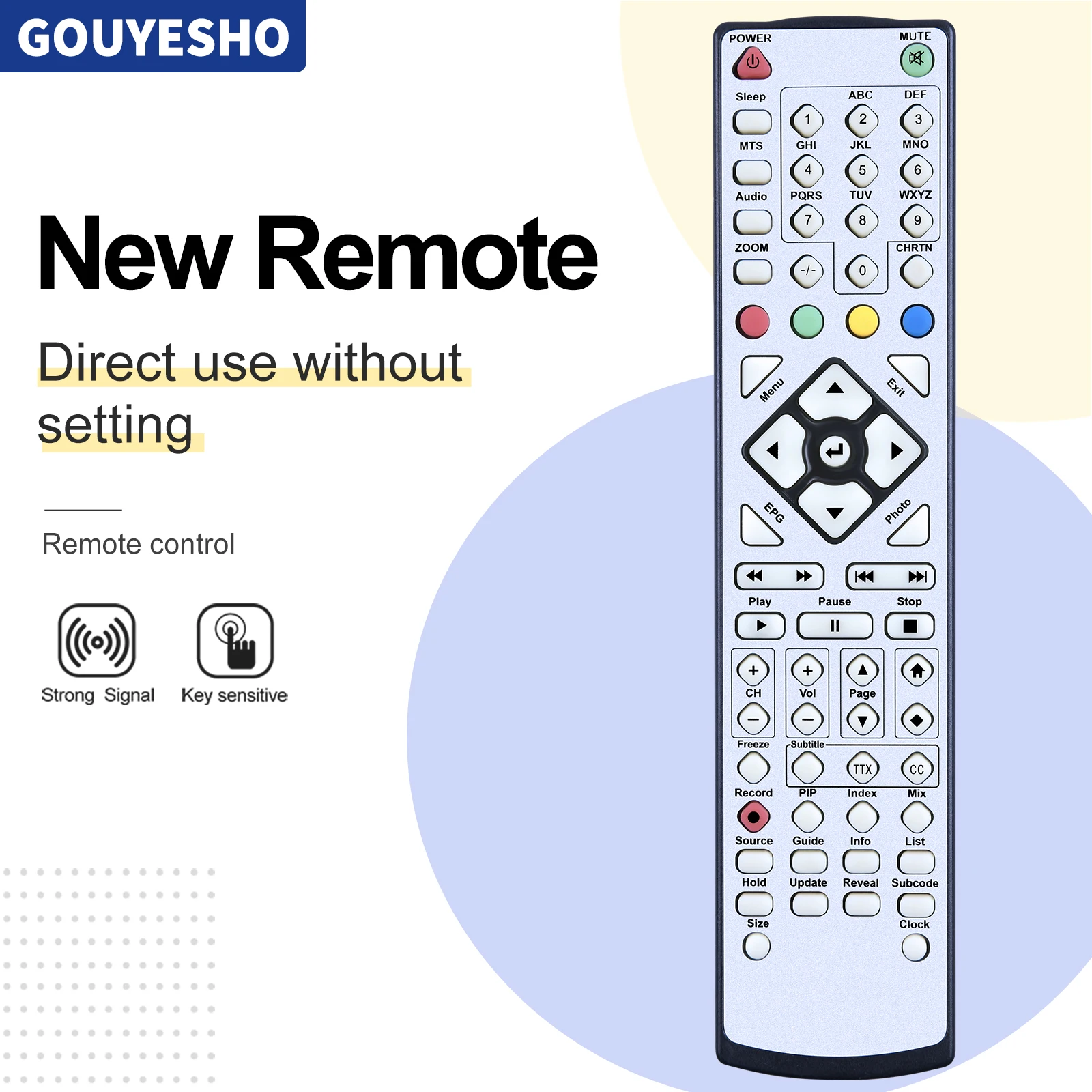 

New Remote Control for MSTAR RC2236 TV