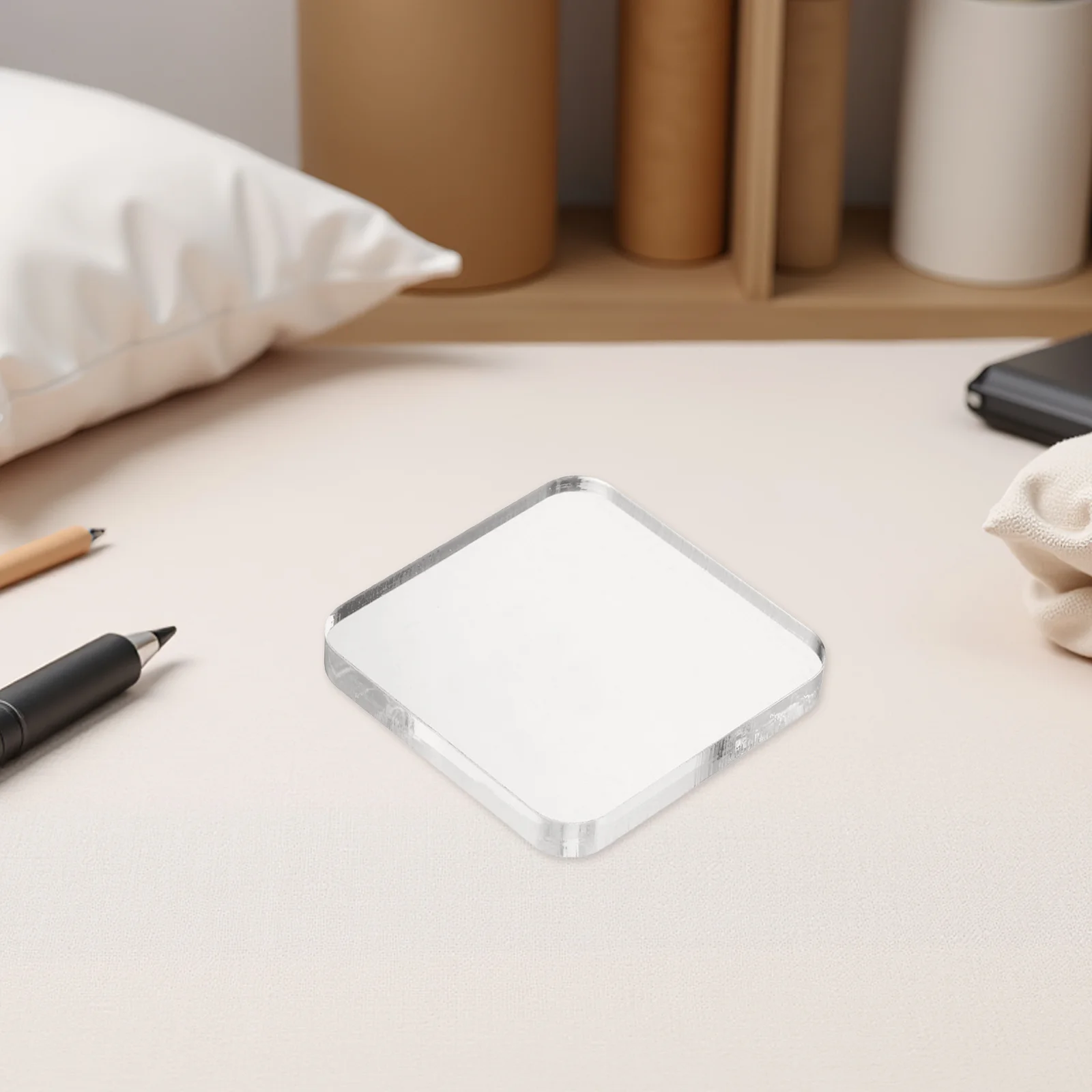 5 قطع من كتل الأكريليك اليدوية، أدوات شفافة، فنون القصاصات والحرف اليدوية للأطفال، ختم ديكور DIY