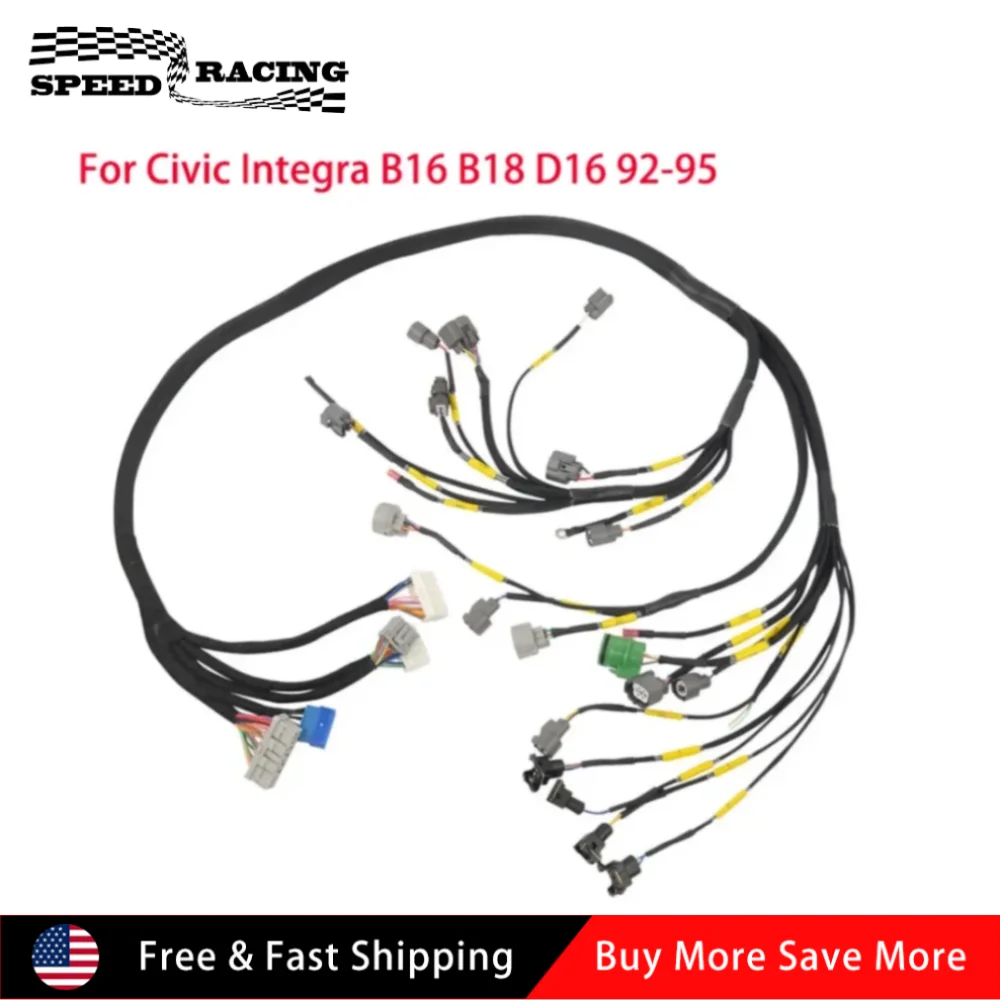 

CNCH-0BD1-1 High Quality Tucked Engine Harness Budget D & B-series For 1992-1995 Civic Integra B16 B18 D16