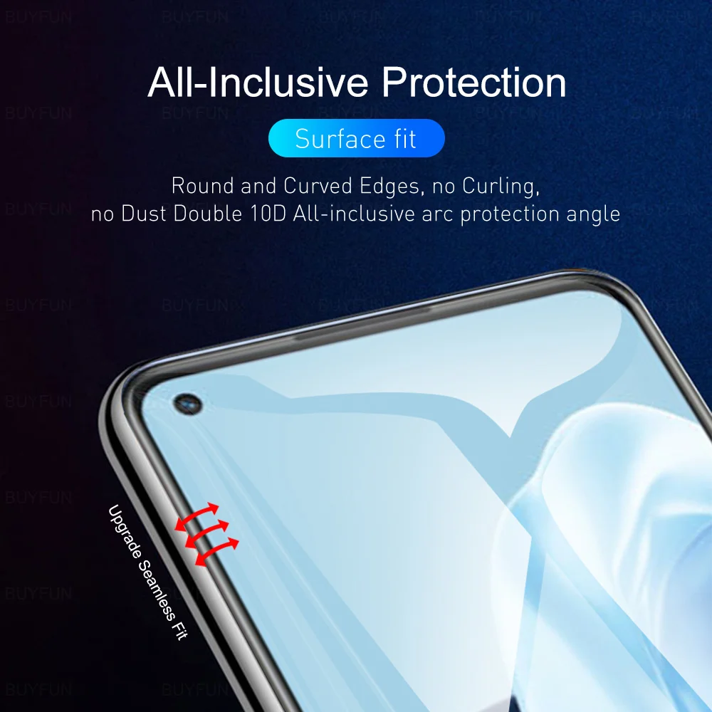 2PCS 9000D Hydrogel Soft Film For Oppo Reno7 5G 6.43" Screen Protector For Reno 7 CPH2371 Safety Protective Film Cover Not Glass