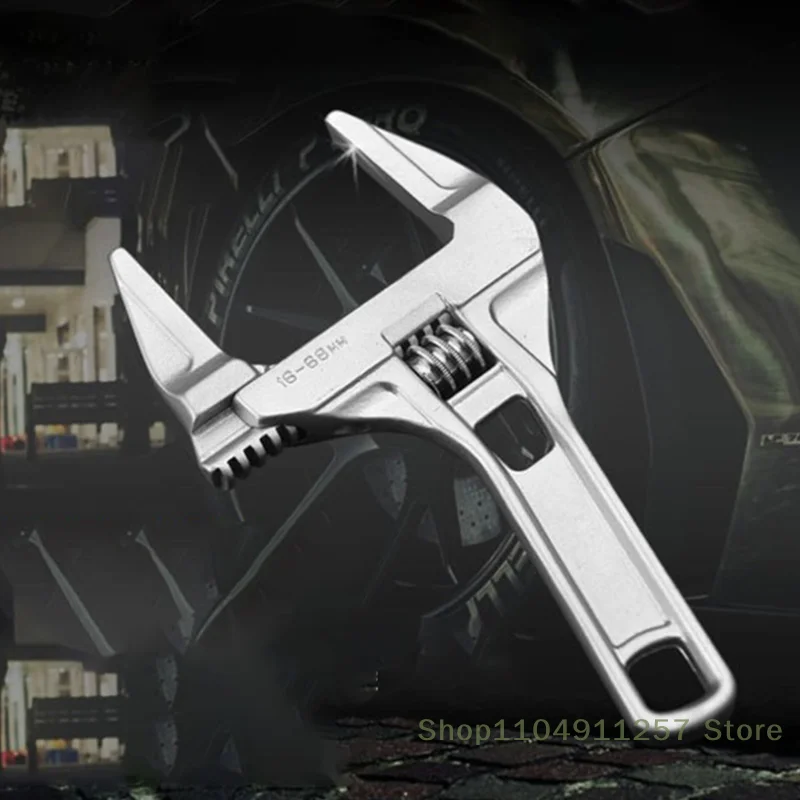 

Adjustable Spanner Short Shank Large Openings Wrench Head Depth Wrench