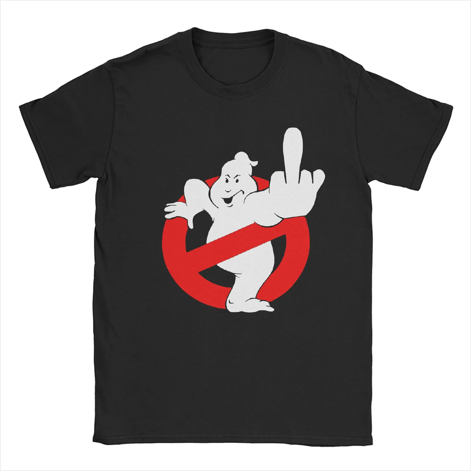 Men T-Shirts GhostBuster Awesome Cotton Tees Short Sleeve  T Shirts Round Neck Tops Party