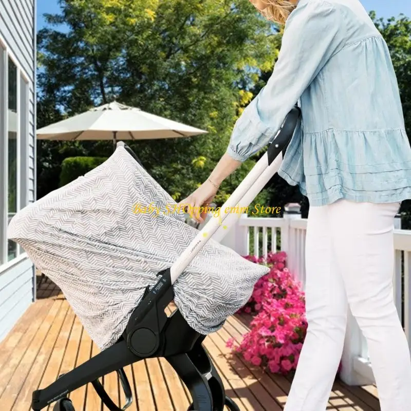 23GD Baby Strollers Cover Sunshade Manga enfermería Protección privacidad peso ligero
