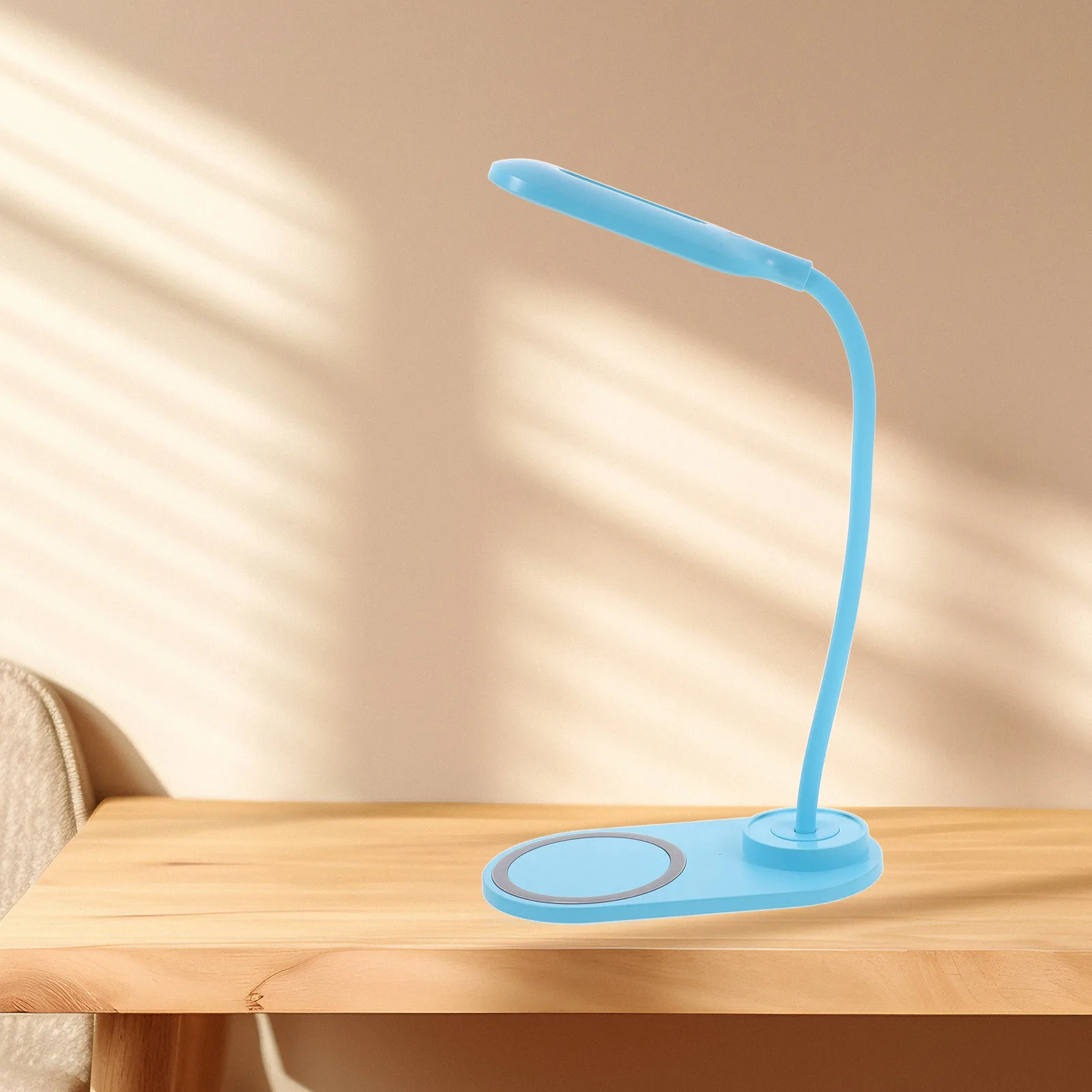 LED السماء الزرقاء لاصق اللمس الاستشعار حماية العين ضوء الليل المحمولة USB مصباح طاولة قابلة للشحن للطلاب مكتب المنزل #5