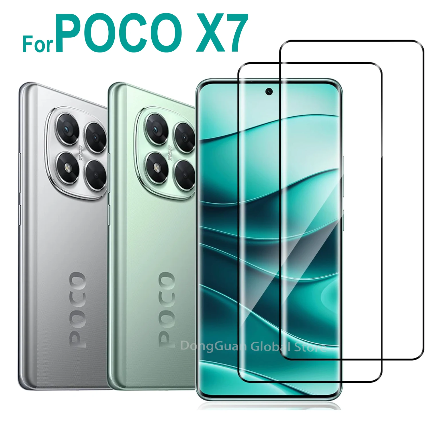 

For Xiaomi POCO X7 Tempered Glass Screen Protector Glass