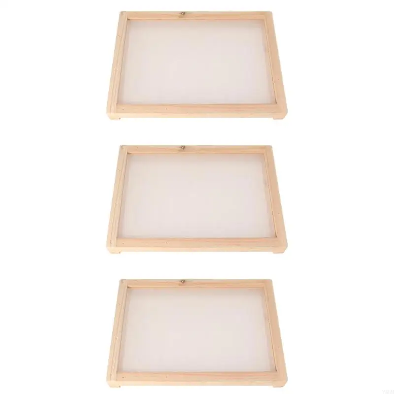 Fragrant Drying Screen with Natural Frame and Fine Netting, Raised Craft Rack for Pottery and Handmade Items Y5GB