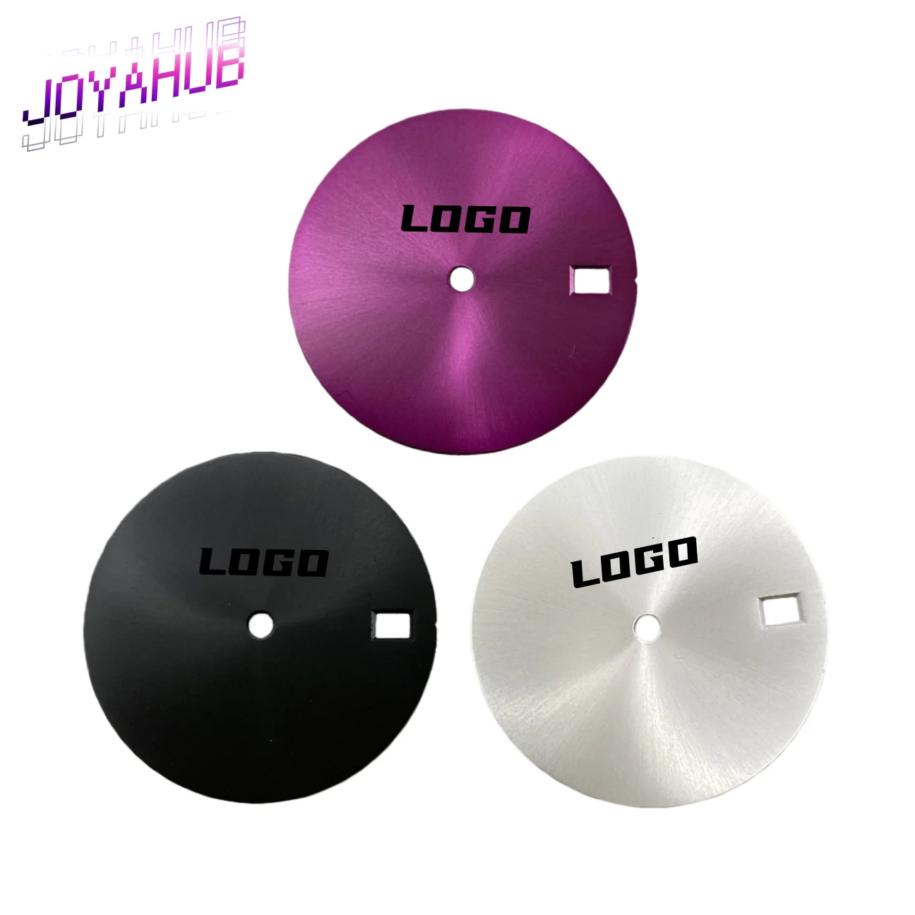 Custom LOGO Minimalist Wordless Watch Dial Modification No Scale Light Panel Literal Fit for NH35 Movement No Fluorescence Dial