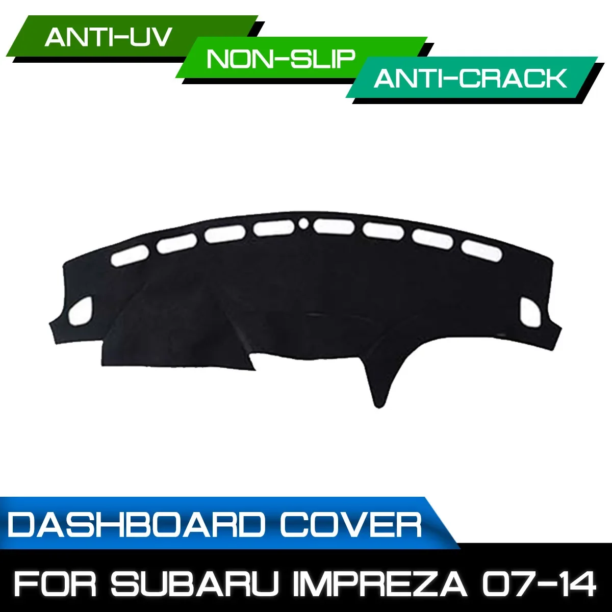 Car Dashboard Mat Anti-dirty Non-slip Dash Cover Mat for Subaru Impreza 2007 2008 2009 2010 2011-2014 UV Protection Shade - view 2