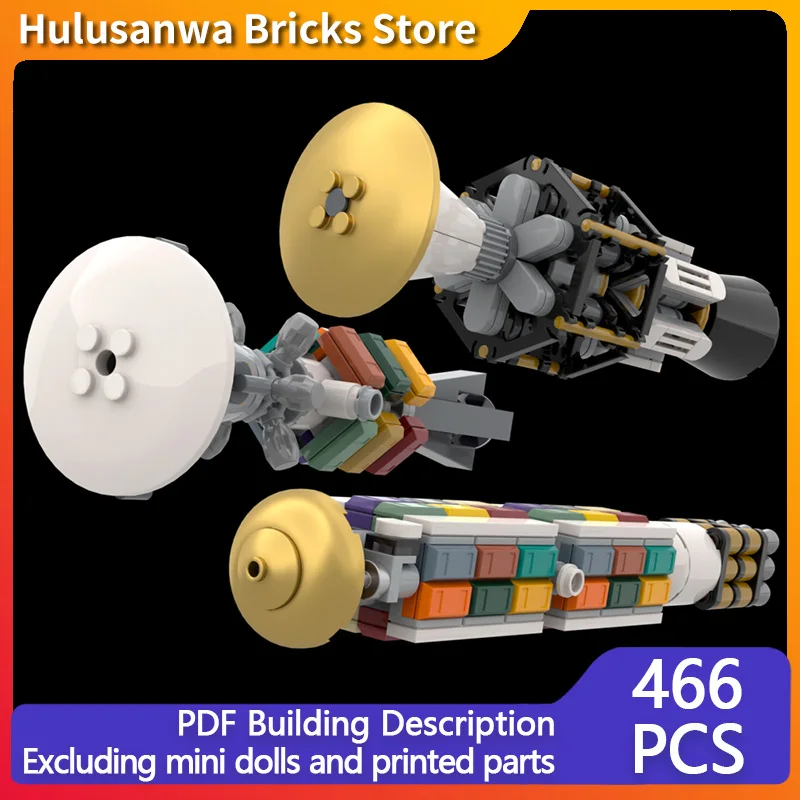 

Sci Fi Heavy Cargo Ships Model MOC Building Bricks War Equipment Modular Technology Gifts Holiday Assemble Children Toys Suit