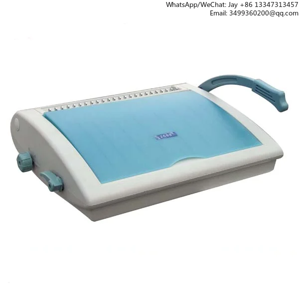 

WD-2688 Official Use Chinese Manual 24 Holes Rubber Ring Paper Binder Comb Binding Machine