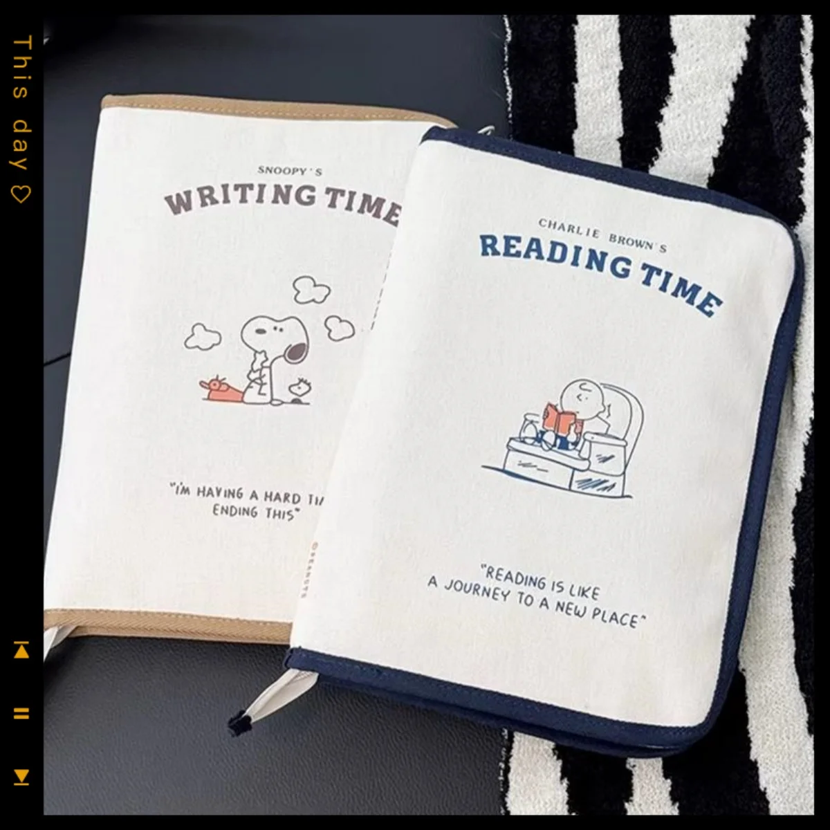 

Snoopy Family Document Storage Card Pack Birth Certificate Vaccine Storage Book Animation File Inspection Book Pack