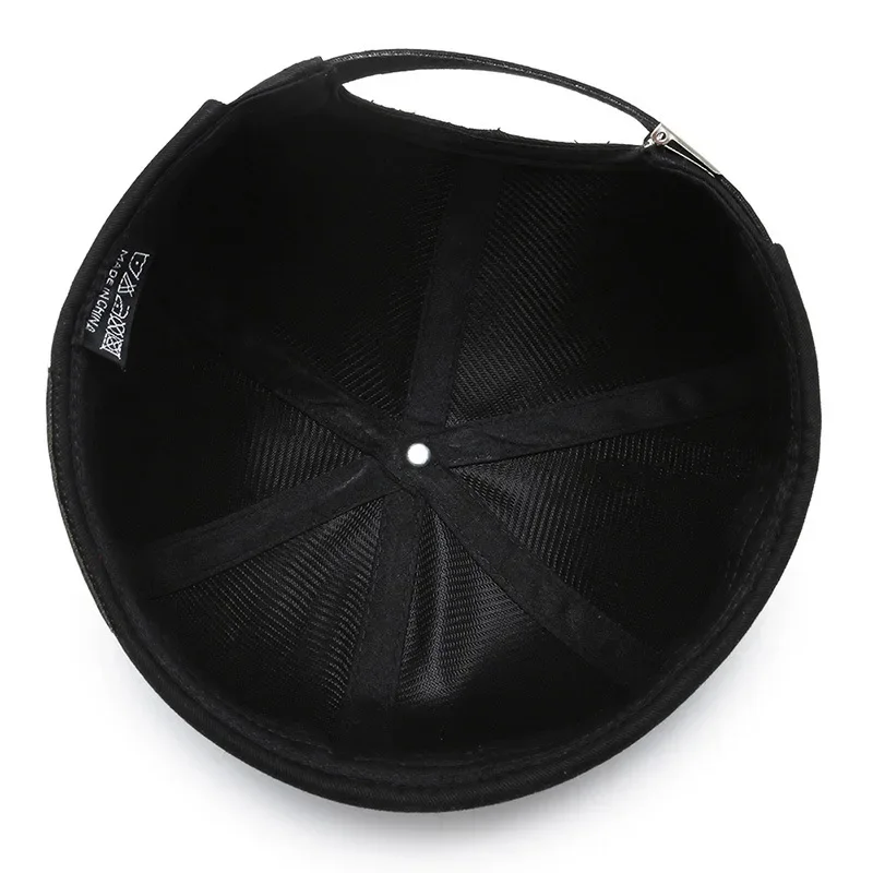 قبعة موسمية جديدة عصرية للجنسين نمط الشارع الهيب هوب قبعة لا حافة القش قبعة الرجال المرأة السلس مجلس قبعة العصرية الإكسسوارات #5