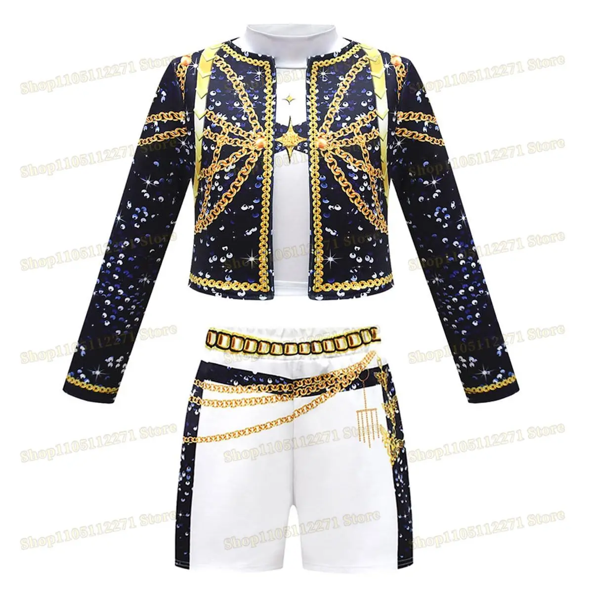 Enfants fille Kpop Zoey Mira Rumi Cosplay Golden Huntrix Costume impression 3D chasseurs de démons scène Costume enfant Halloween fête Clolthes