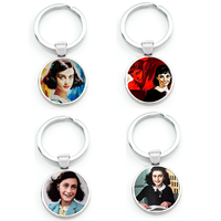 Mental Keyring Keychain - Anne Frank :The Diary of a Young Girl - Accessories Decor For Bag - Key Ring Key Chain Fashion Jewelry