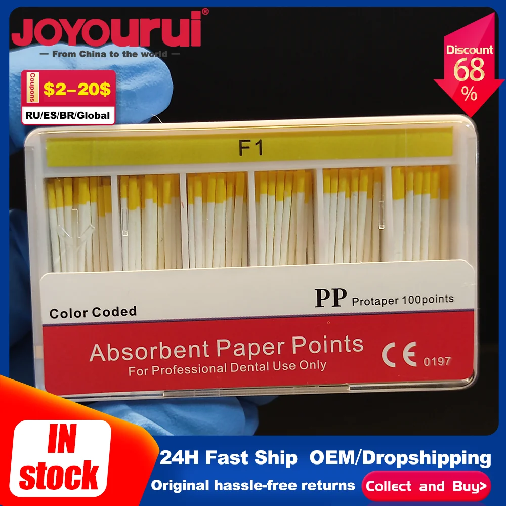 

Dental Absorbent Paper Points Moisture Gutta Points Paper Tip Taper0.06 0.04 15 20#3025#40#35# Clinics Consumables Cone dentista