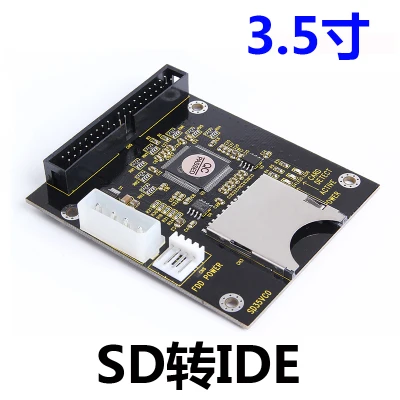 

5V SD Card module To IDE3.5 40 Pin Disk Drive Adapter Board Riser Card Capacity Supports Up To 128GB SDXD Mode for PC Hard Disk