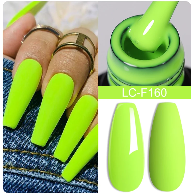 LILYCUTE 7ML Neon Nagel Gel Polnisch Sommer Farbe Fluoreszierende Gel Nägel Maniküre Semi Permanent UV Gel Soak Off UV LED Nail art Gel