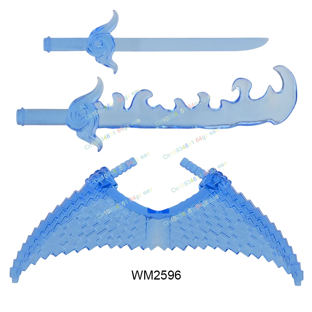 حار أنيمي اكسسوارات الطوب جمع التعليمية اللبنات هدية الكريسماس لعب للأطفال WM6167 WM2592 WM2593 WM2594