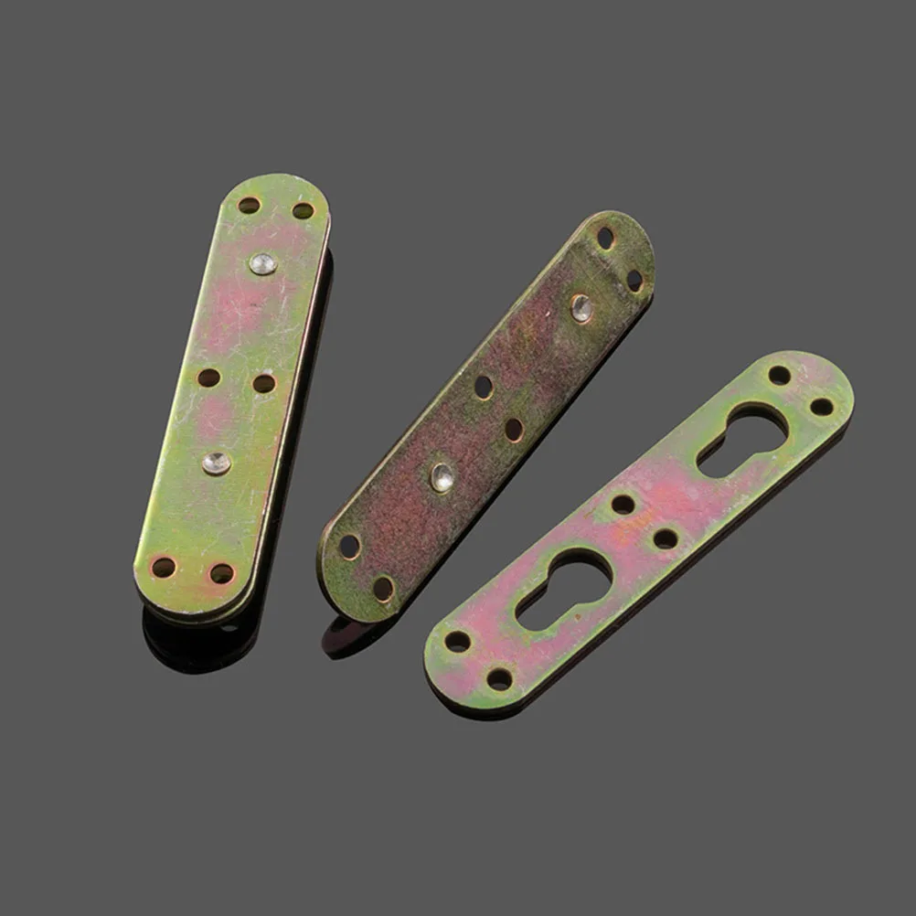 

8pcs Bed Hinge Accessories Metal Durable Invisible Fasteners For Bed Frame Headboard Footboard Repair Snap Connectors Rail