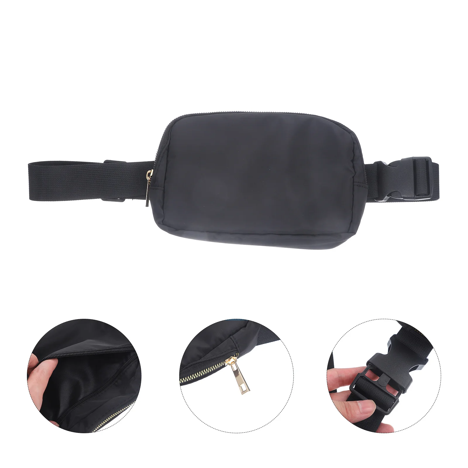 

Fashionable Waist Bag Lightweight Durable Adjustable Waist Belt Sports Fanny Material Phone Storage Bag Outdoor