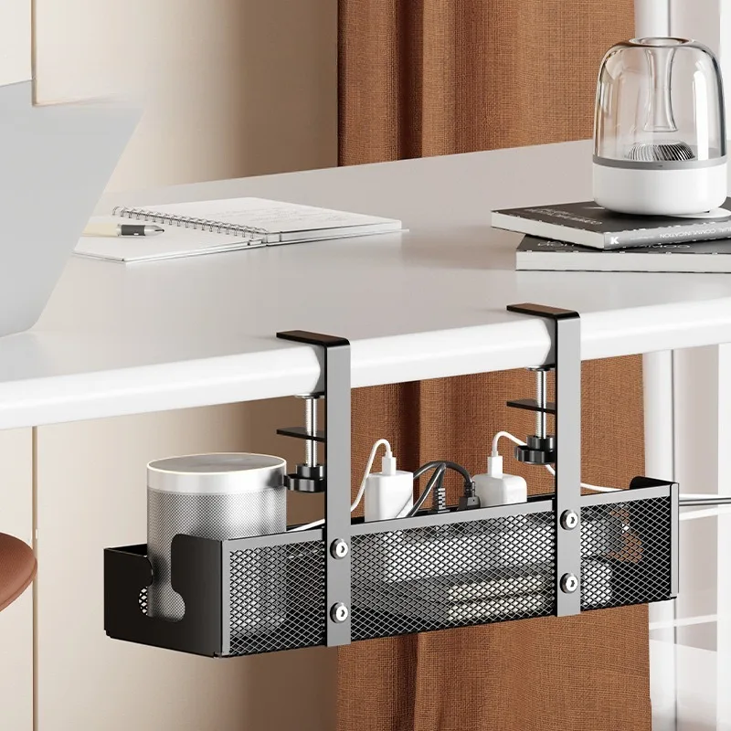 Under-table Cable Organizer No Need for Drilling Simple Wire Winding Device Household Socket Router Wire and Data Cable Fixator