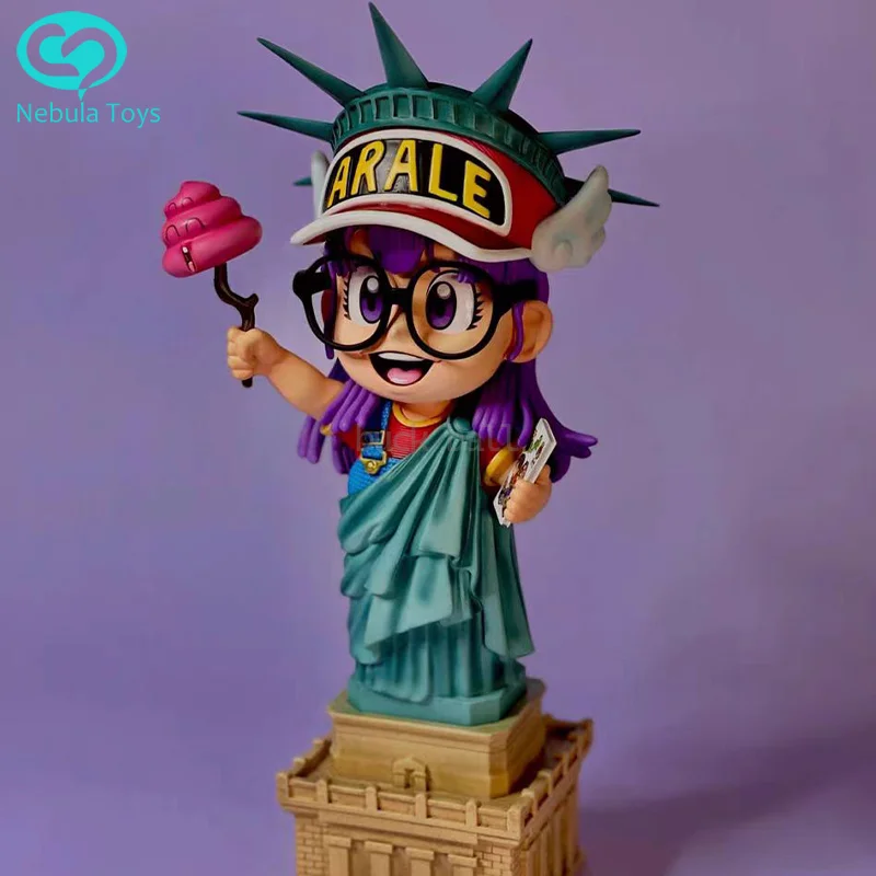 Anime Dr. Slump Figure Arale Cos Statue Of Liberty Figures Cute Pvc Statue Model Doll Collection Desk Decoration Kids Toy Gifts