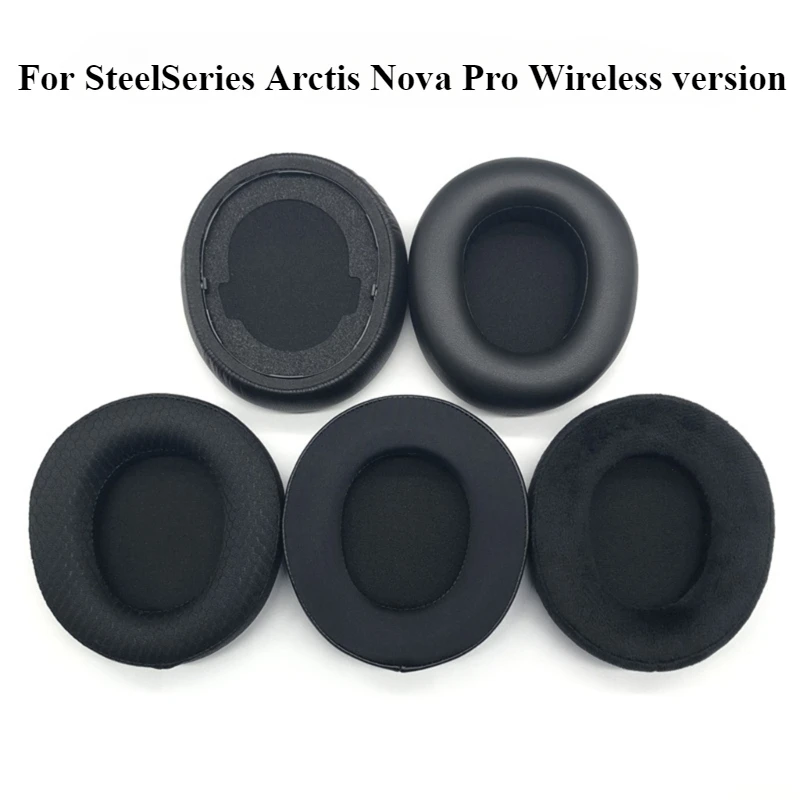 

Replacement EarPads Noise Cancelling Ear Cushions Suitable for SteelSeries Arctis Nova Pro Wireless Headest Memory Sponge Earmuf