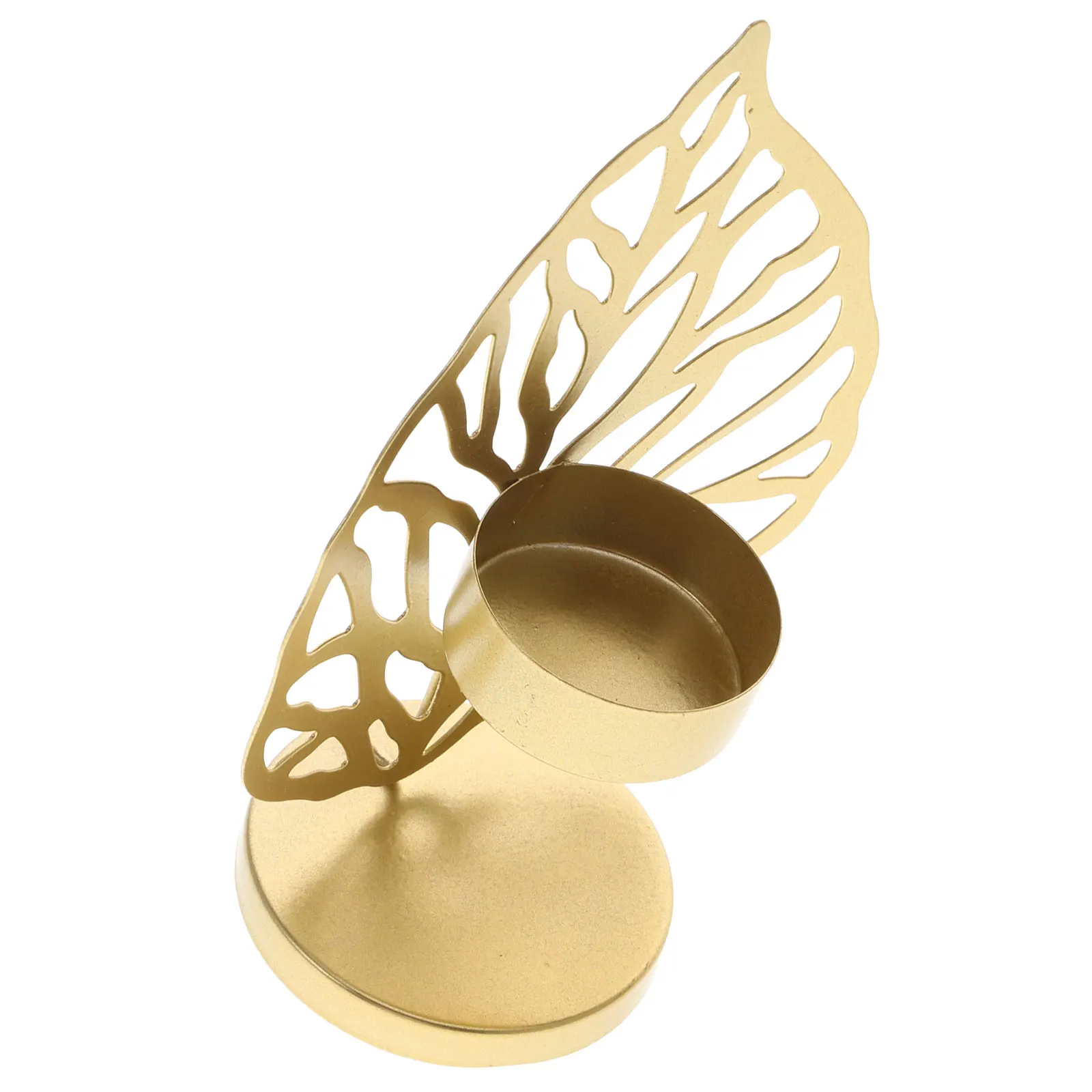 

Festive Iron Holder Christmas Decoration Metal Candlestick Ornaments Holders