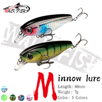 WALK FISH Sinking Minnow 60mm 7g Fishing Lures Artificial Hard Bait Pesca Plastic Swimbait Wobblers for Pike Bass Trout Jerkbait