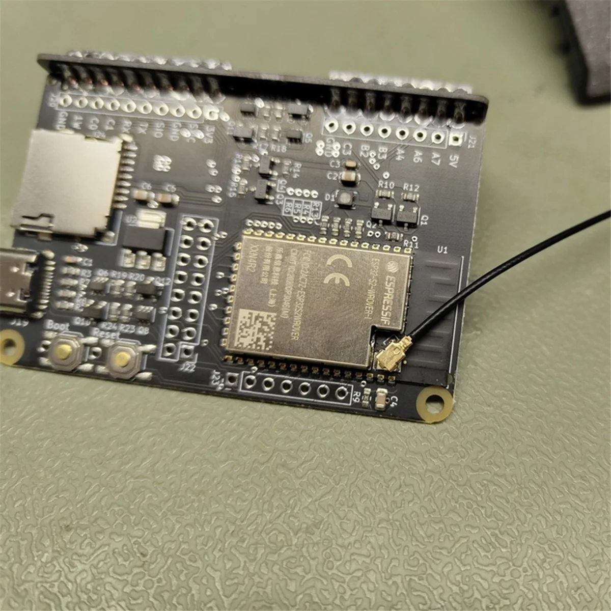 ESP32 Addon Board Kit, ransel Wifi dengan casing motif 3D untuk Flipper Zero, versi antena eksternal