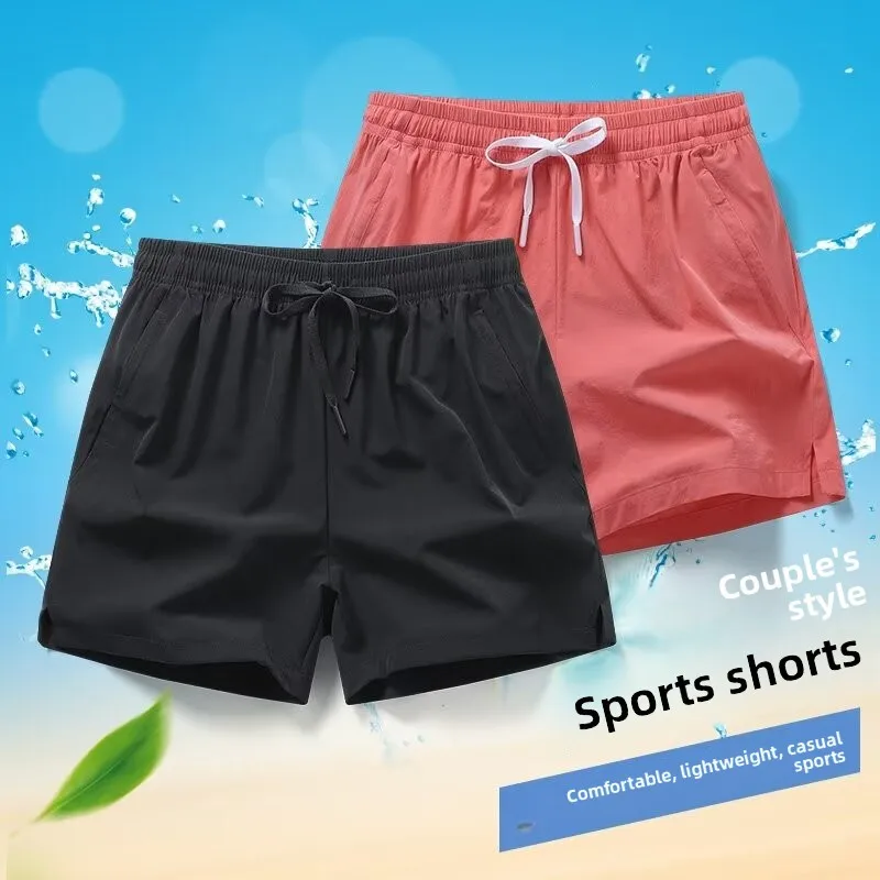 

Men's Summer Thin Casual Qui Dry Running Fitn orts Candy Color Couple Sle Spor Loose Fit Straight Leg Basic Color