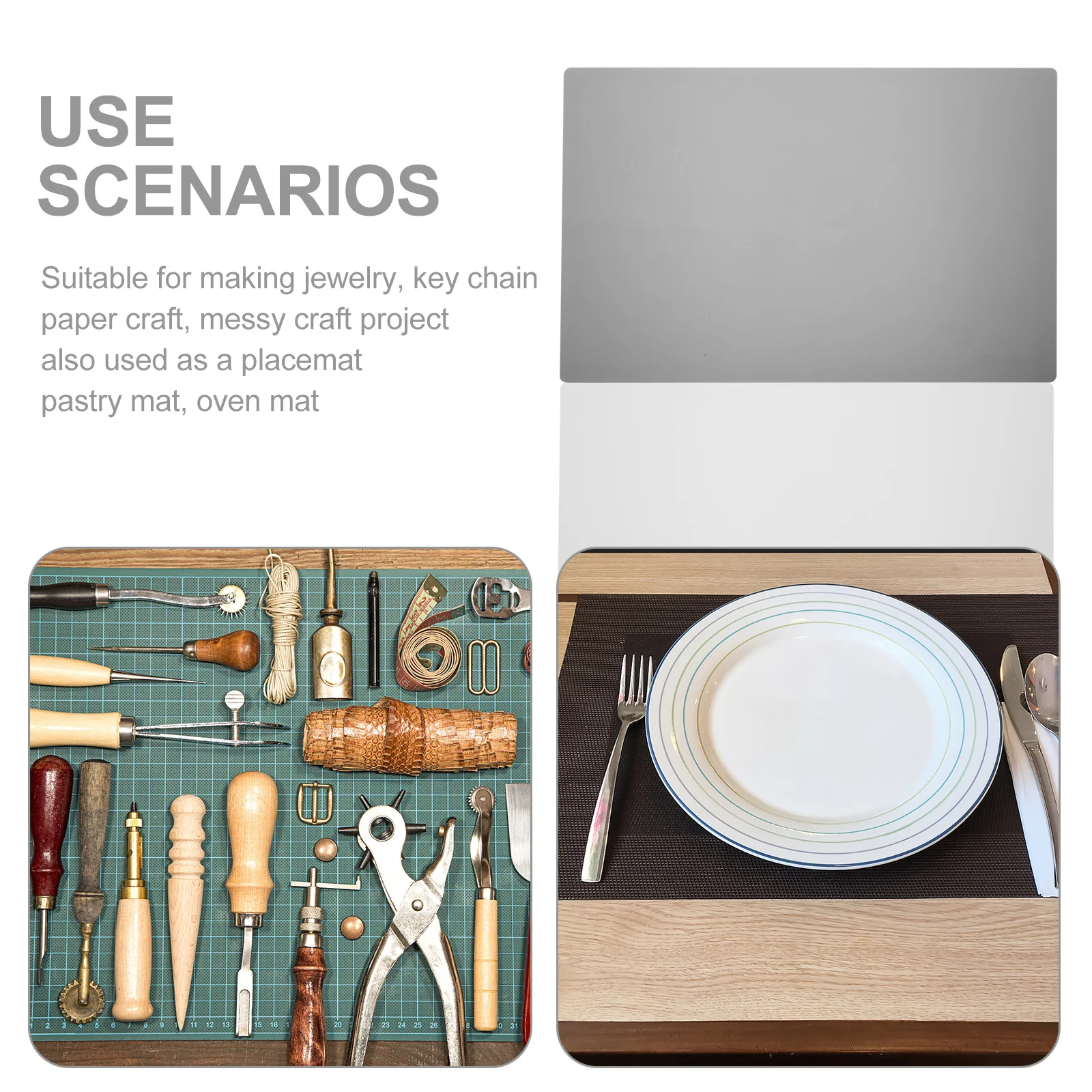 

Large Silicone Mat Heat Resistant Countertop Protector For Crafting Baking Resin Art Placemat Table Pad Kitchen Bar