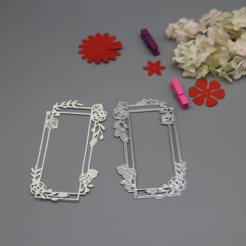 2023 New Arrival Leaf Flower Garland Metal Cutting Dies for Scrapbook Paper Craft Knife Mould Blade Punch Card Making Stencils