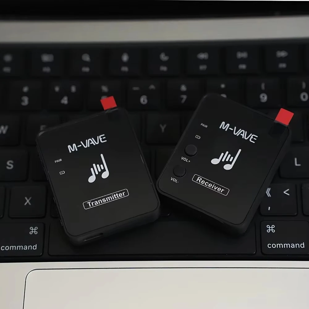 M-VAVE WP-10 2.4GHz Wireless Earphone Monitoring System/Support Stereo/Mono Recording Function/Rechargeable Receiver