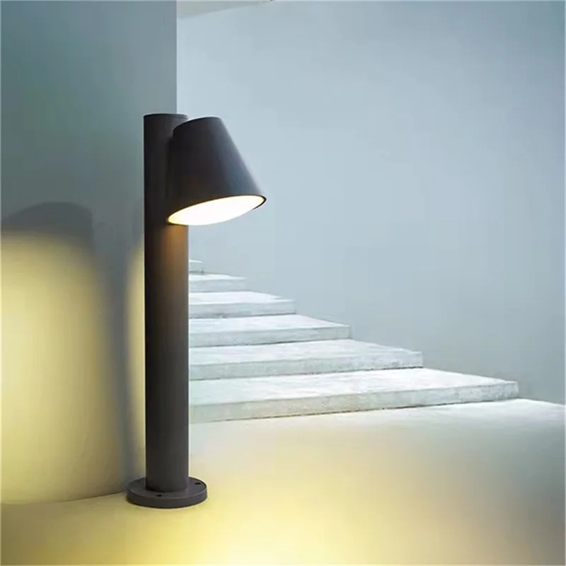 TINNY-Lampe de Pelouse LED Nordique Moderne et Étanche, Luminaire d'Extérieur, Idéal pour une Villa, un Jardin ou un Sentier