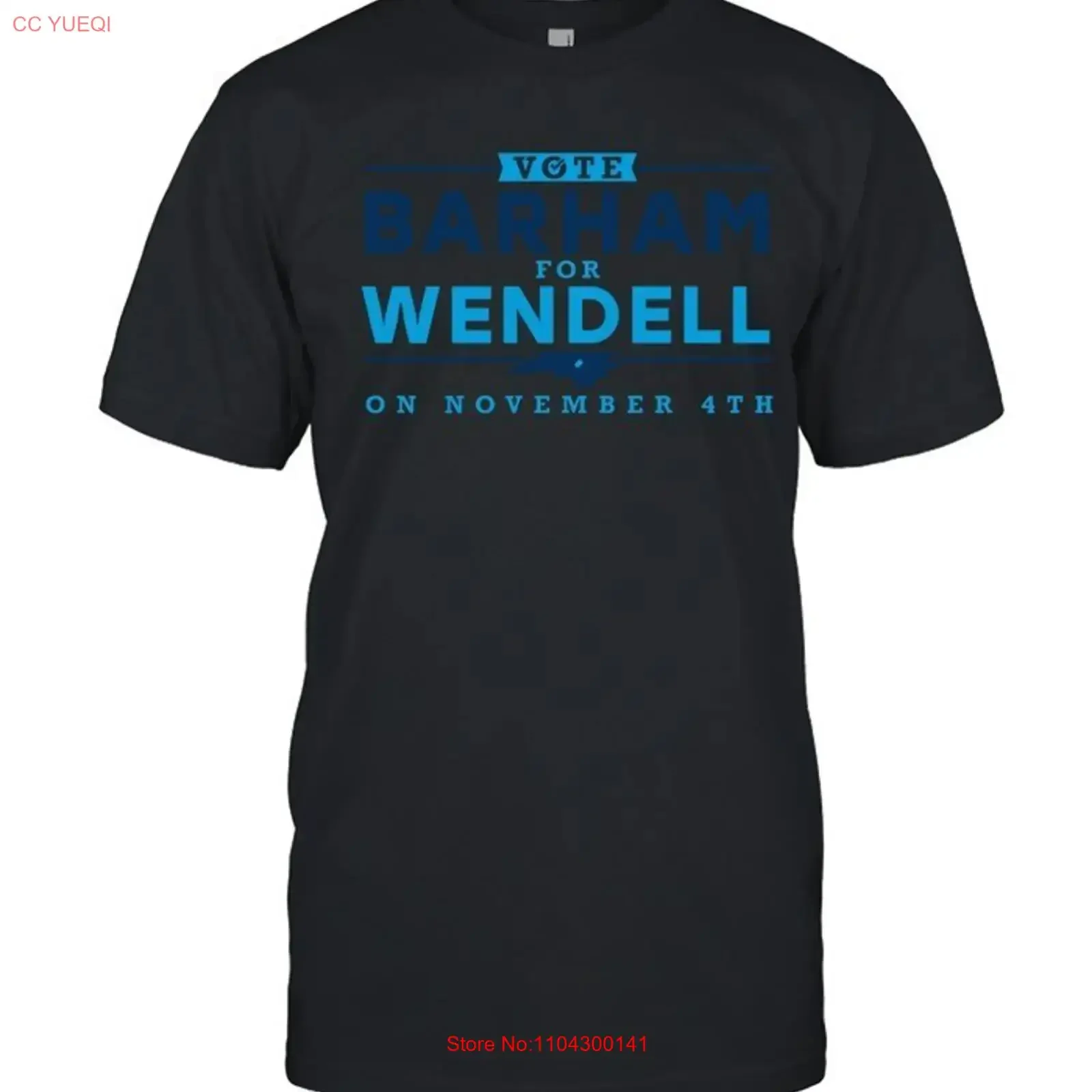 Barham for Wendell T Shirt Political Campaign Election Vote November 4 vintage Washed Slightly streetwear graphic