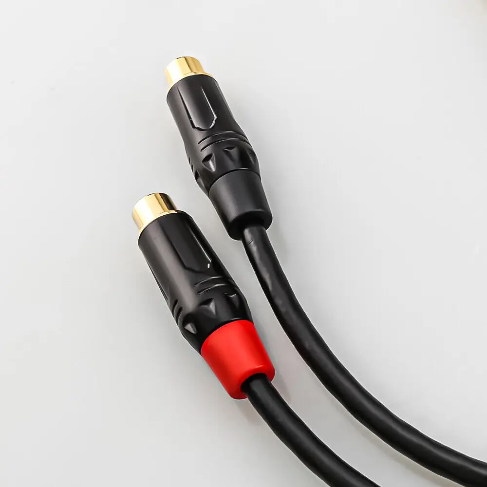 Cable de Audio estéreo TRS macho a 2 RCA (izquierda/derecha) Hembra, 1/4 "(6,3mm)