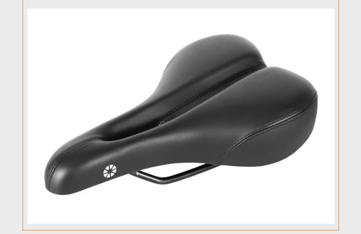 P8 Original Schwarzes Kissen Klappbarer Fahrrad-Vordersitz Atmungsaktiver Doppelspur-Sattel Langlebiger Fabriksitz Braunes Fahrradkissen – Detail 11