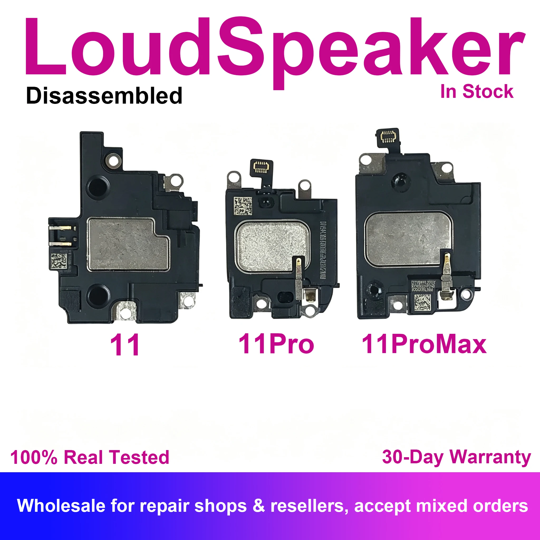 LoudSpeaker Flex Cable For iPhone 11 Pro Max Bottom Lound Speaker Ringer Ringtone inner Buzzer Sound Replacement Repair Parts